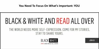 You Need To Focus On Whatâ€™s Important: YOU