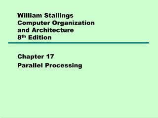 William Stallings Computer Organization and Architecture 8 th Edition