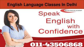 English Language Classes in Delhi