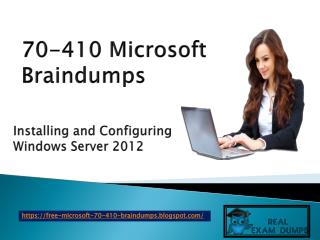 2018 70-410Dumps â€“ 70-410Questions - RealExamDumps