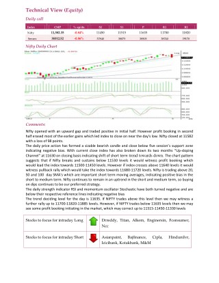 Daily Technical Report:04 September 2018