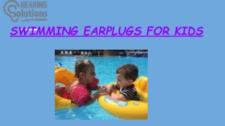 Swimming earplugs for kids