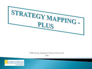 STRATEGY MAPPING - PLUS