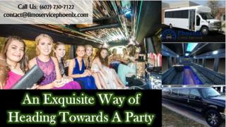 An Exquisite Way of Heading Towards A Party Bus Phoenix