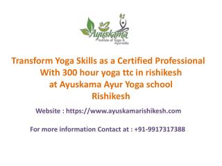 300 hour yoga ttc in rishikesh