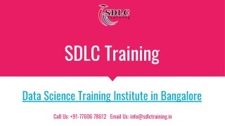 Realtime and Job Oriented Data Science Training in Marathahalli, Bangalore