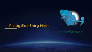 Plenty Side Entry Mixer