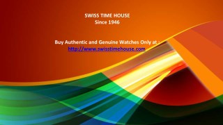 Swiss Time House - Buy Genuine Swiss Watches and Accessories