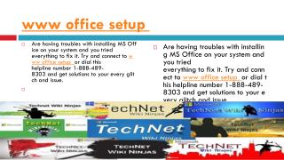 www.office.com/setup 1-888-266-1754 toll free