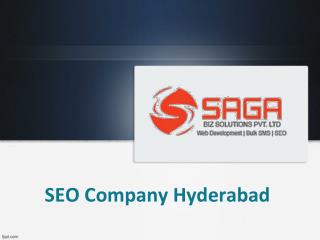 SEO Company Hyderabad, Best SEO Services in Hyderabad â€“ Saga BIzsolutions