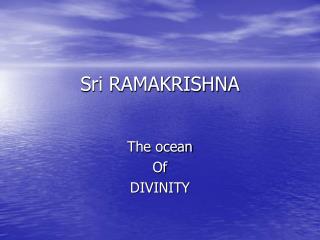 Sri Ramakrishna