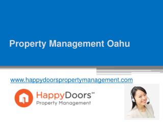 Check Out for Property Management Oahu - www.happydoorspropertymanagement.com