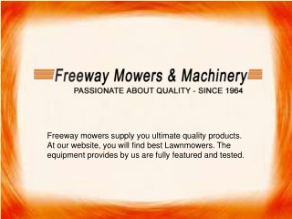 Get Experience with Best Mowers Hoppers Crossing