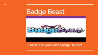 Professional Custom Name Badge Holders