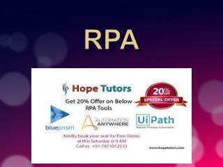 RPA Training in Chennai