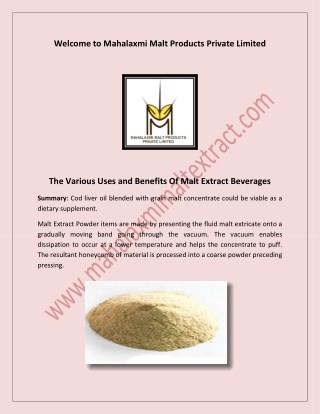 Malt Extract Powder , malted barley powder manufacturers , malted milk food products