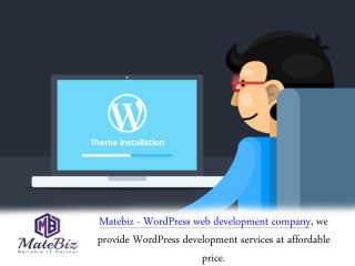 Custom Website Made Possible by WordPress Development - Matebiz