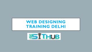 Web Designing Training Delhi