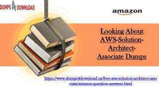 Study Material For Amazon AWS-Solution-Architect-Associate - Dumps4download.us