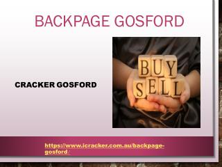 Backpage Gosford || cracker gosford