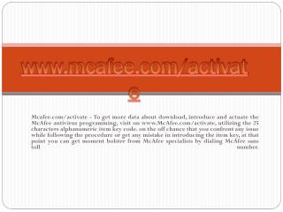 McAfee.com/activate | Enter Your 25-Digit Activation Code | McAfee Activate