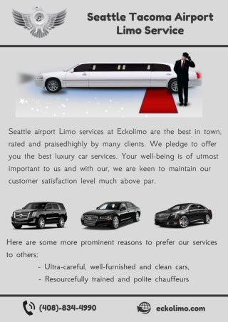 Book Limo Service for Seattle Tacoma Airport