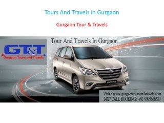 Tours And Travels in Gurgaon