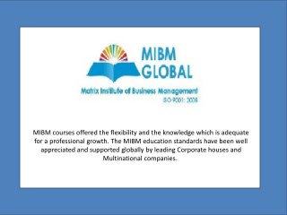 MBA For Working Professionals