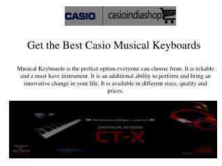 Get the Best Casio Musical Keyboards