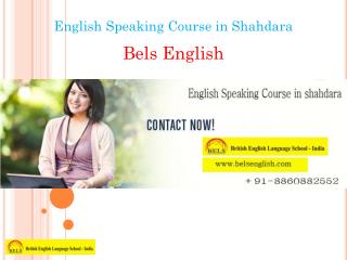 English Speaking Course in Shahdara
