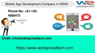 WebSpread | Top Mobile App Development Company in INDIA