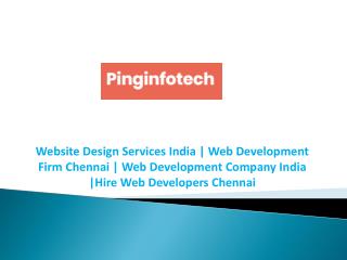 Web Development Company India -Pinginfotech