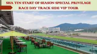 Sha tin start of season special privilage race day track side vip tour