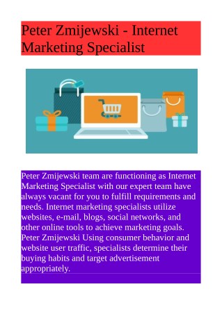 Peter Zmijewski - Internet Marketing Specialist