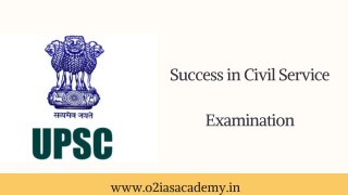Key to Success in Civil Service Examination