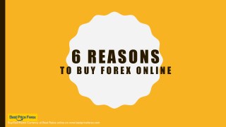 How To Save Money by Buying Forex Online?