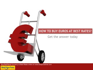 How to Buy Euros Online?