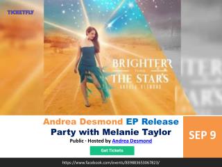 Join Andrea Desmond EP Release Party with Melanie Taylor, At LA on 9th Sep