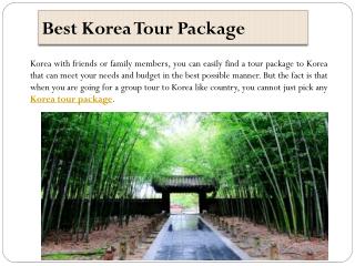South Korea Tour Packages