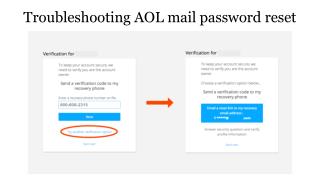 Troubleshooting AOL mail password reset Get 1844 964 2969 Help