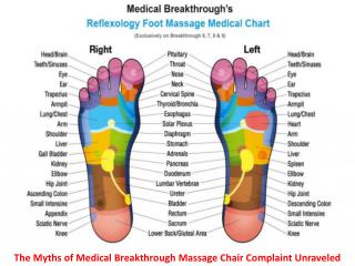 The Myths of Medical Breakthrough Massage Chair Complaint Unraveled