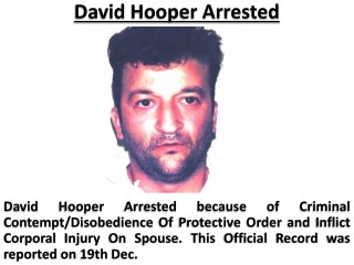 Arrest David Hooper
