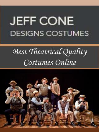 Best Theatrical Quality Costumes Online