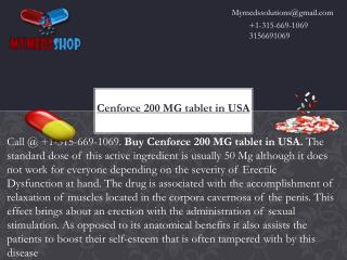 Cenforce 200 MG tablet in USA