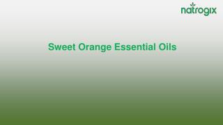 Sweet Orange Essential Oil