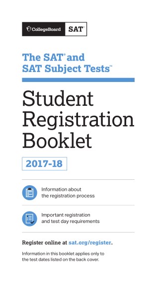 Student Registration Booklet