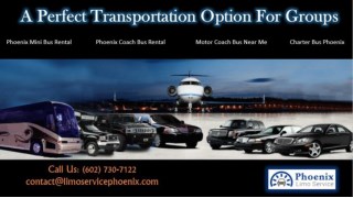 A Perfect Transportation Option For Groups-converted with Coach Bus Rental in Phoenix