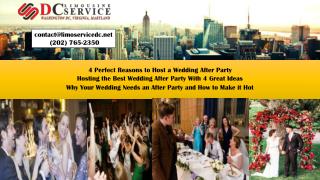 4 Perfect Reasons to Host a Wedding after Party