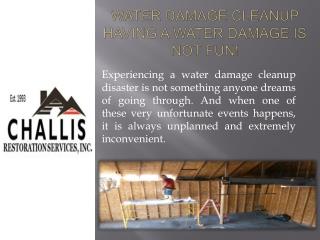 Water Damage Cleanup Cedar Rapids