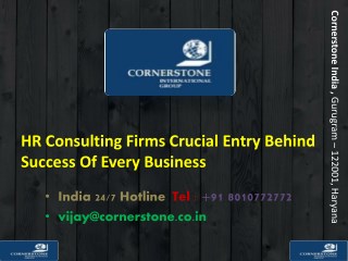 HR Consulting Firms Crucial Entry Behind Success Of Every Business